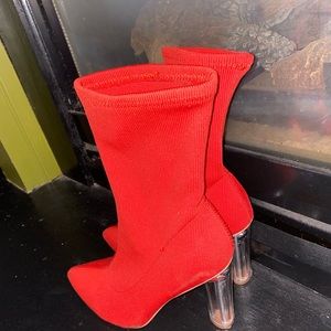Red Girl Boots